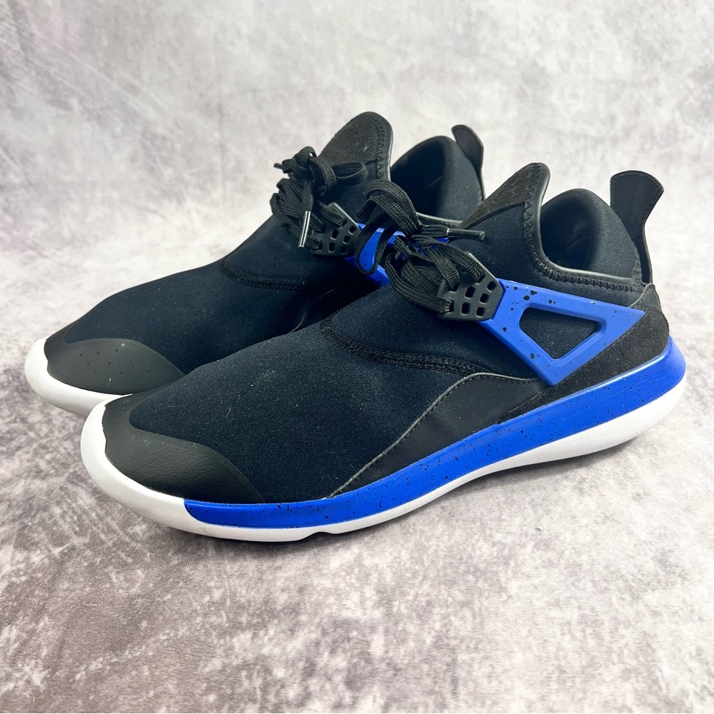 Jordan Fly 89 Shoes Mens Black Blue Lunarlon Trainers Gym  Casual Walking Nike